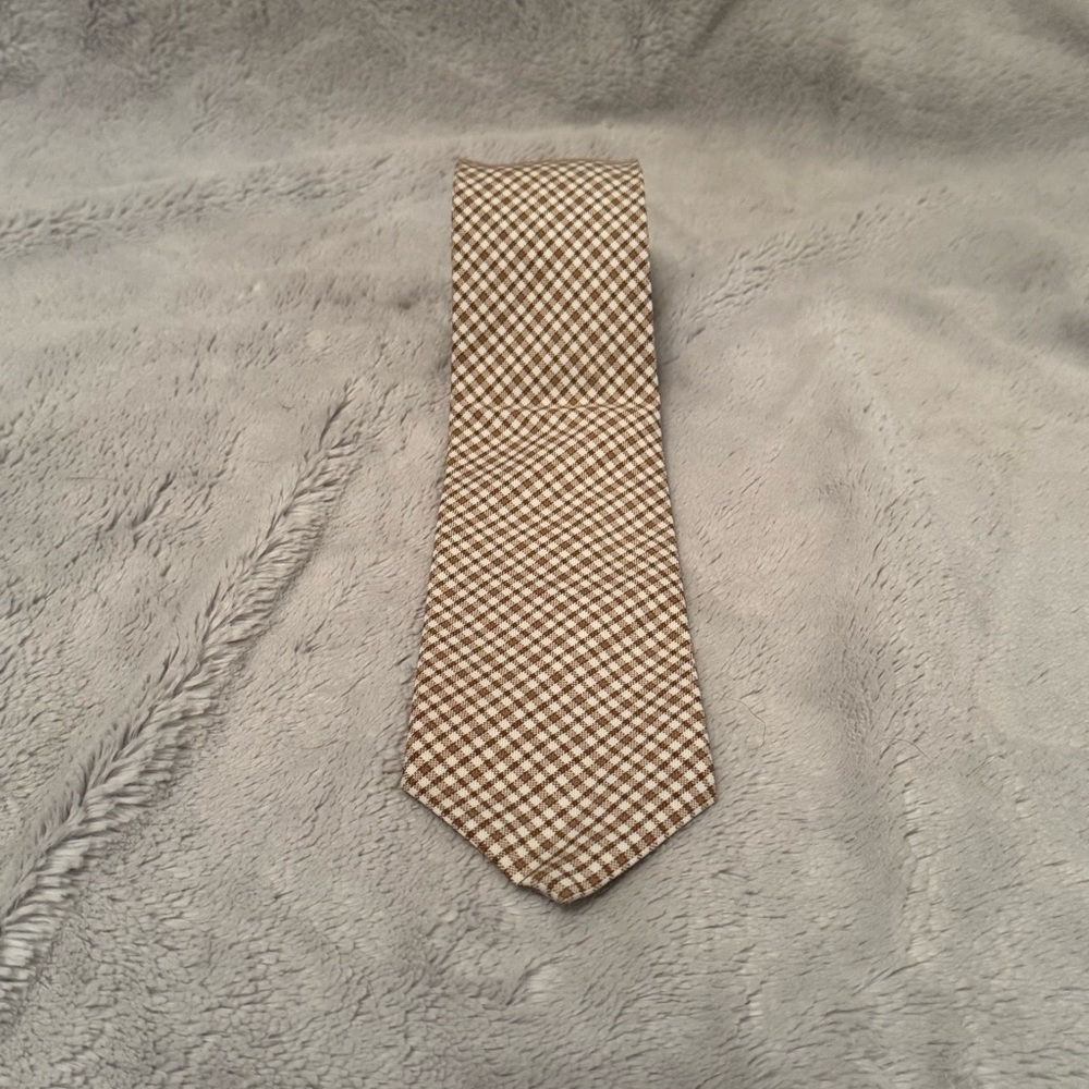 Hudson’s Vintage Classic‎ Brown Checkered Tie